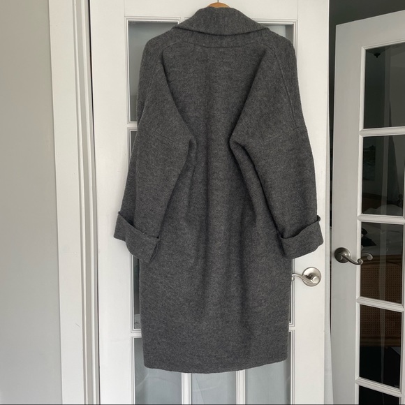 Nili Lotan Oversized Boyfriend Wool Coat - Picture 2 of 5